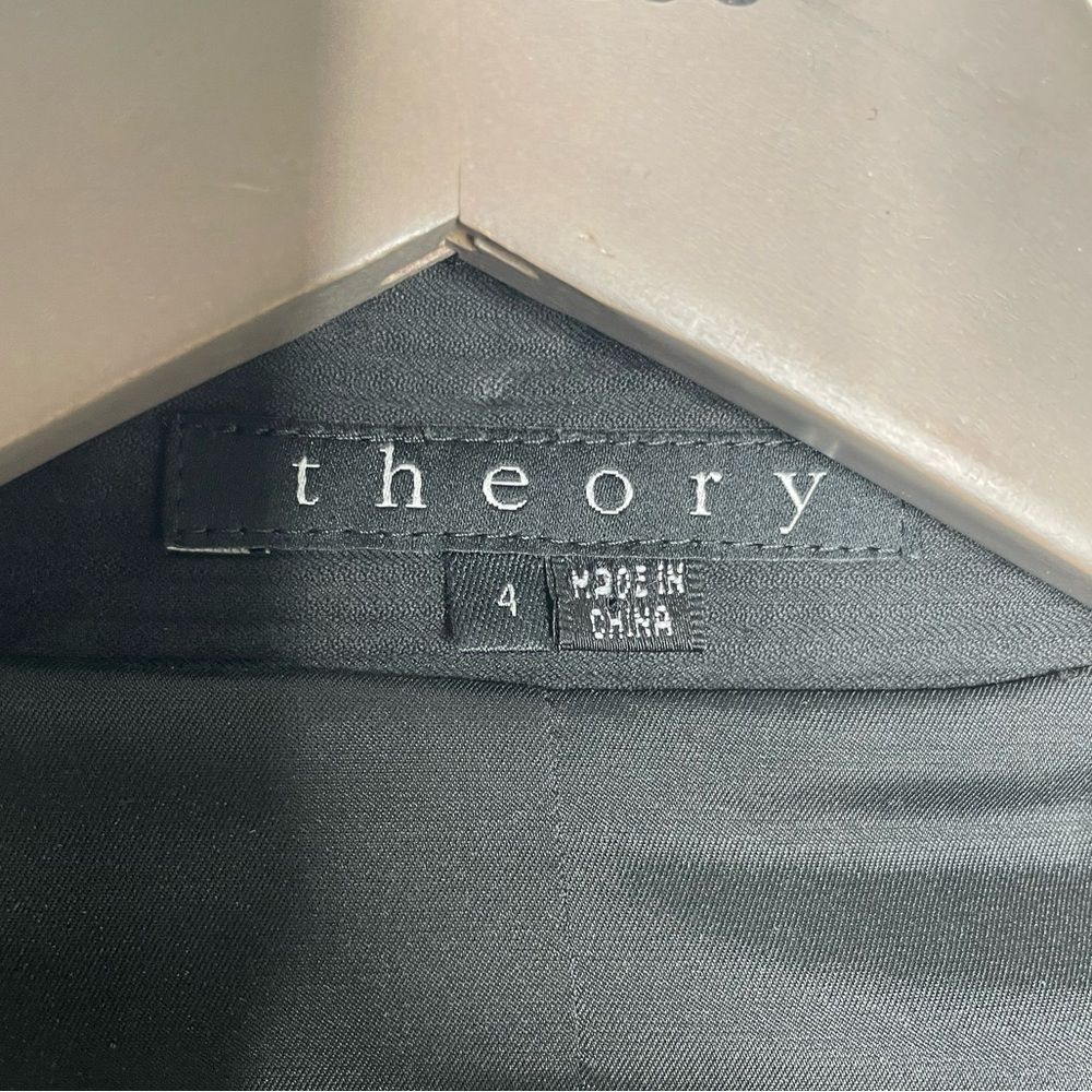 Theory Isarona Post Blazer Jacket in Dark Brown - Picture 7 of 7